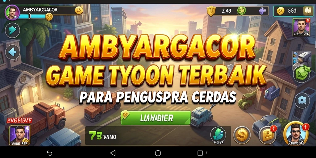 Tampilan gameplay AMBYARGACOR yang penuh tantangan dan strategi.