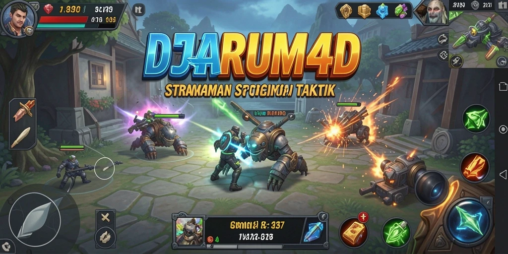 Screenshot gameplay DJARUM4D yang menunjukkan strategi dan taktik dalam permainan.