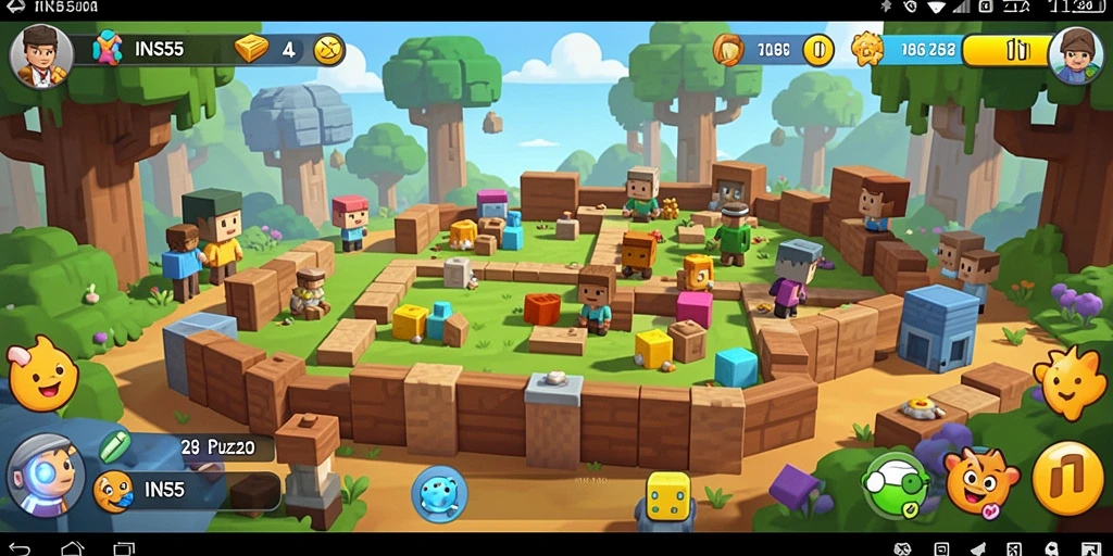 Screenshot utama INS55 menampilkan gameplay yang menarik dan tantangan seru dalam puzzle.