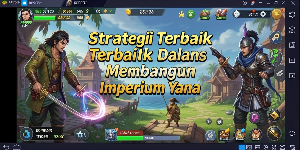 Tampilan gameplay RPRPRP yang menegangkan dan strategis.