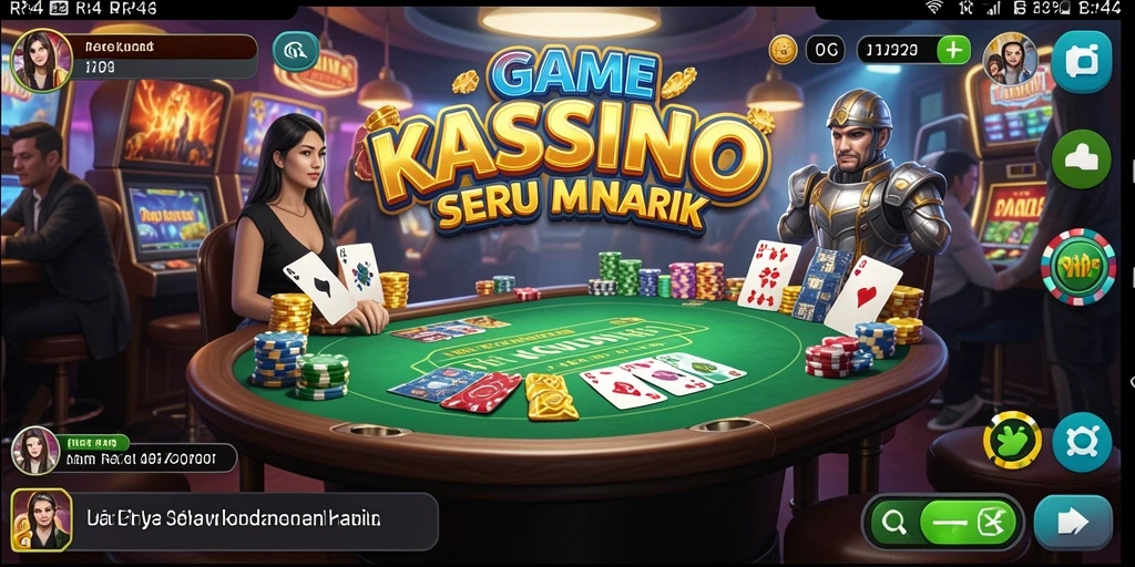 Tampilan menarik gameplay kasino RR44 yang seru dan mengasyikkan.
