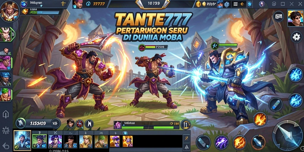 Gameplay seru dan aksi mendebarkan di TANTE777.